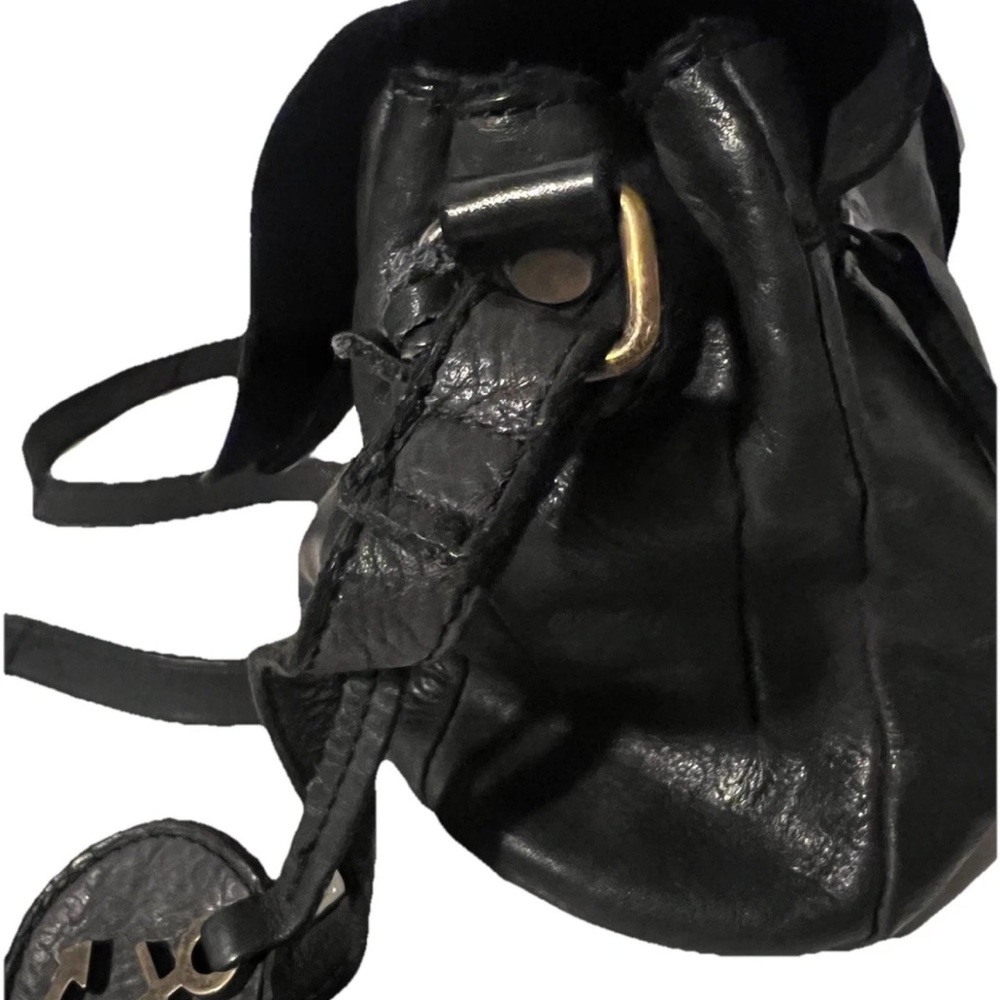 Harbour 2nd Smooth Leather Black “Love Rosi” Multi Compartments Crossbody Bag - Picture 6 of 14